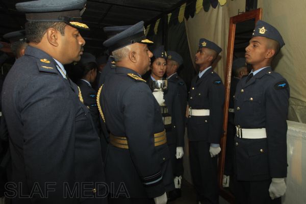 The Commissioning and Passing Out Parade at SLAF Diyatalawa